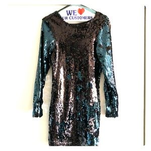 Zara Green Sequin Dress